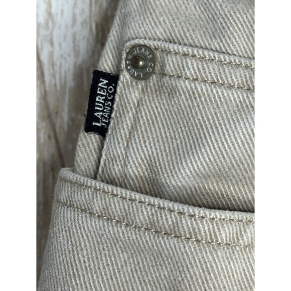Lauren Jeans Ralph Lauren Petite 14P Denim Pants Womens 1990's Tapered Leg Mom - Picture 2 of 9